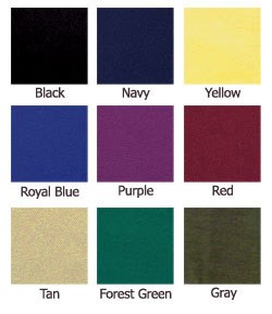 Shooting Vest Colors